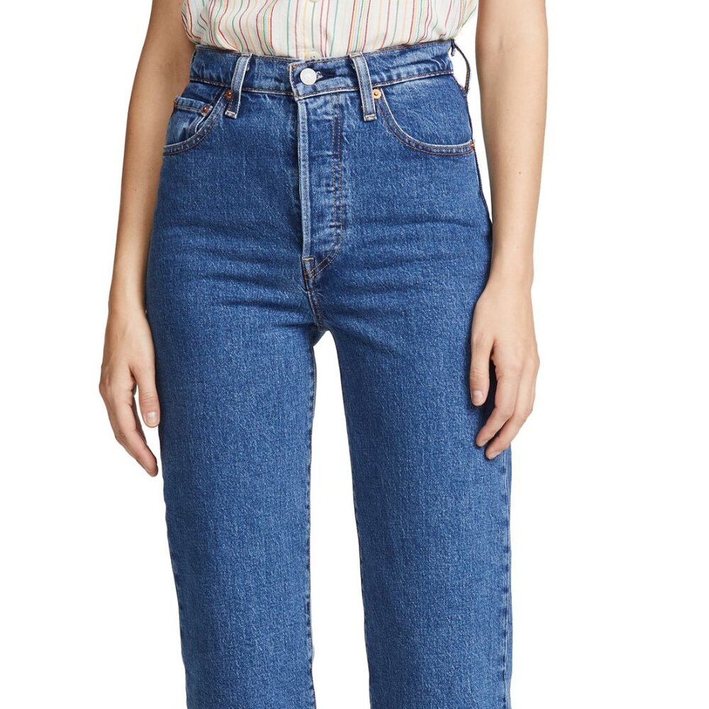 Levi's Ribcage Straight Ankle Jeans Size 28